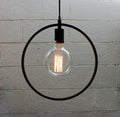 Circle Shape Wire Ceiling Pendant Light Lamp Shade~1142 - Vintagelite