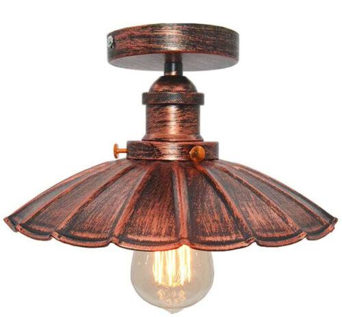 Vintage Retro Industrial Flush Mount Farmhouse Ceiling Light Shade chandelier UK - Vintagelite