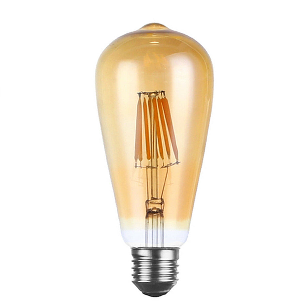 LED ST64 E27 8W Dimmable Globe Industrial Vintage Bulb - Vintagelite