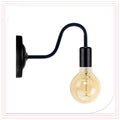 Modern Black Wall Sconce Light Lamp Holder