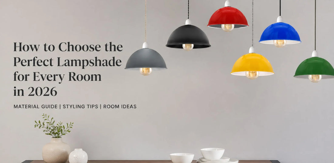 Fabric vs Metal vs Glass Lampshades: Pros and Cons Explained