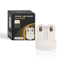 E27 Ceramic Lamp Holder Edison Screw Light Bulb Socket for DIY ~ 3236