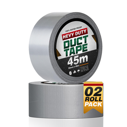 Heavy Duty Cloth Duct Tape 5cm x 50m Silver Strong Adhesive for Sealing~4011