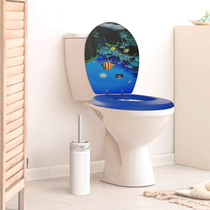  Ocean Animals Design Hard Close Decorative Toilet Seat