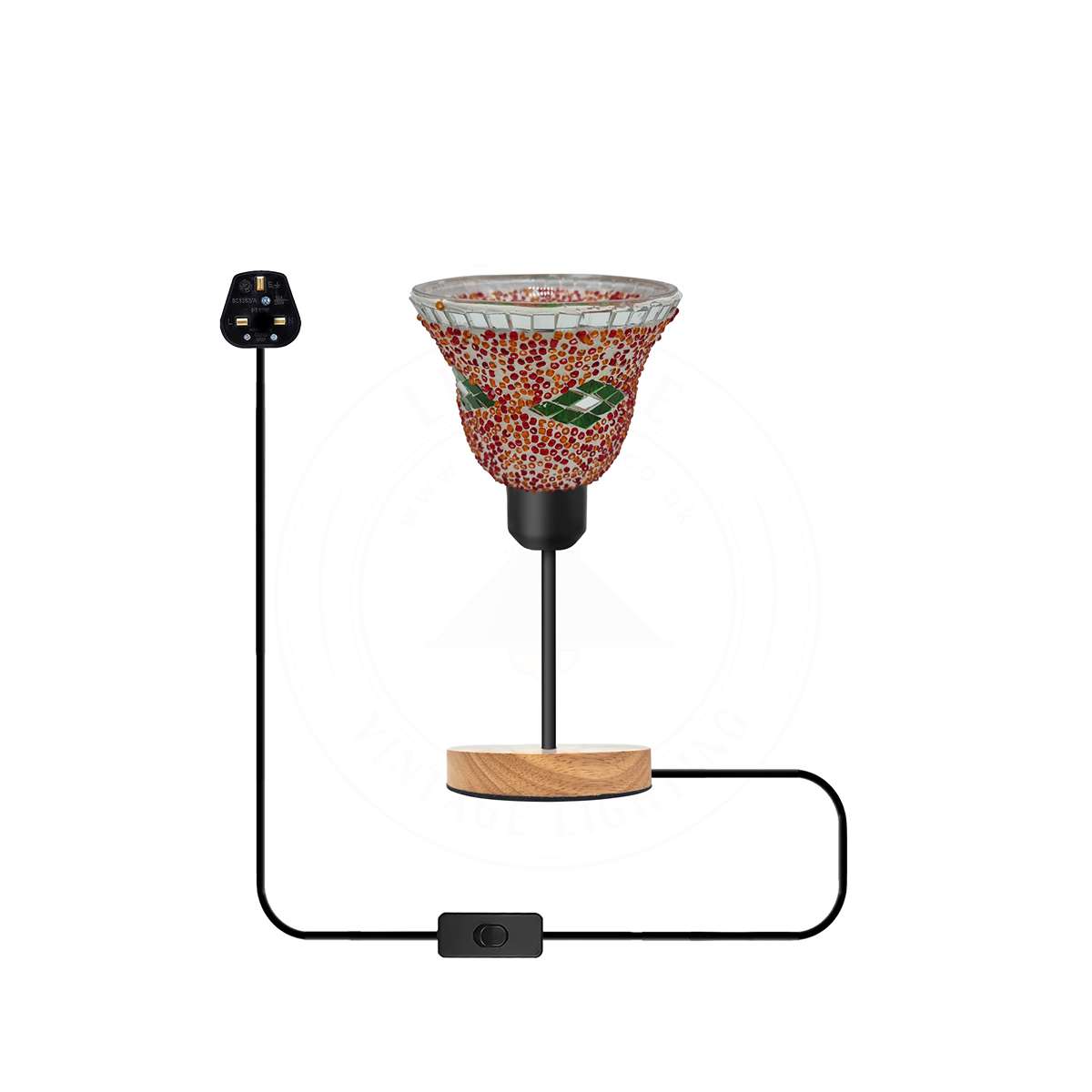 Vintage Glass Table Lamps