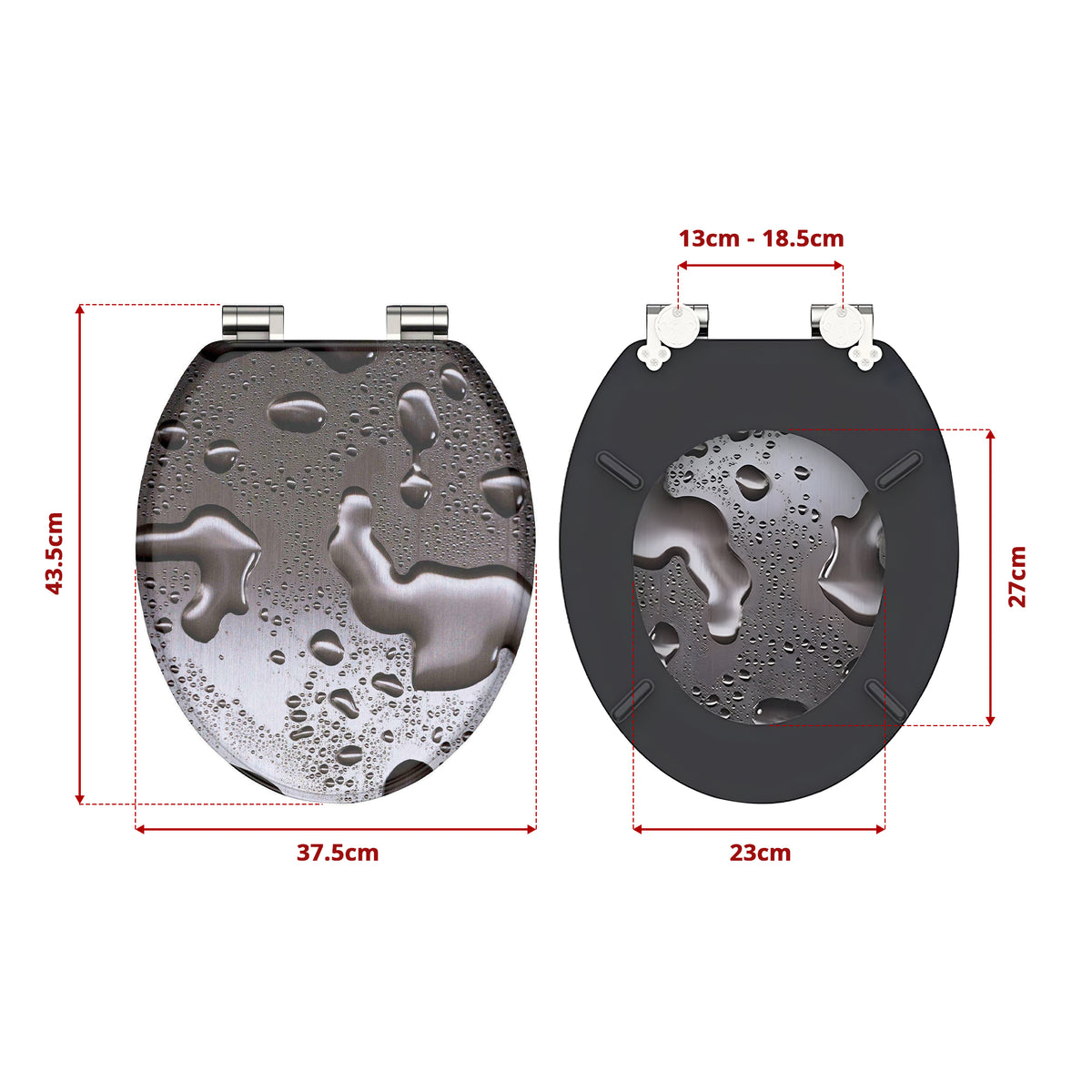 Ocean decorative toilet seat
