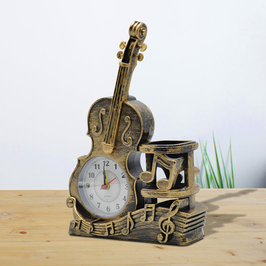 Violin alarm clock for home