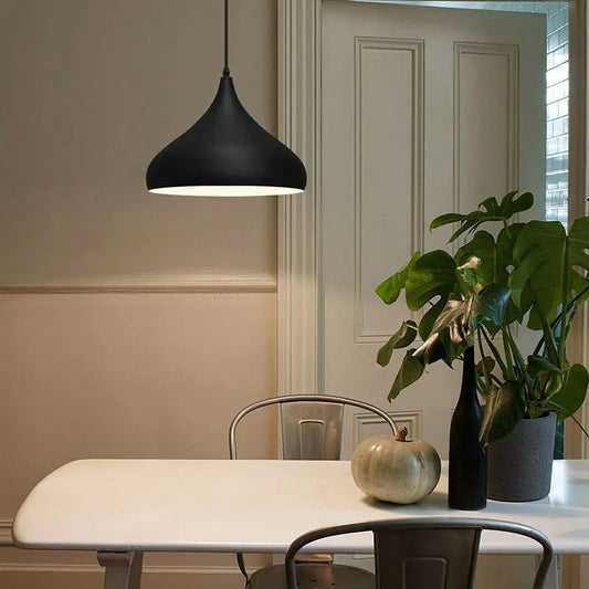 Stylish Pendant Light Shades Will Brighten Your Industrial Kitchen-Application image