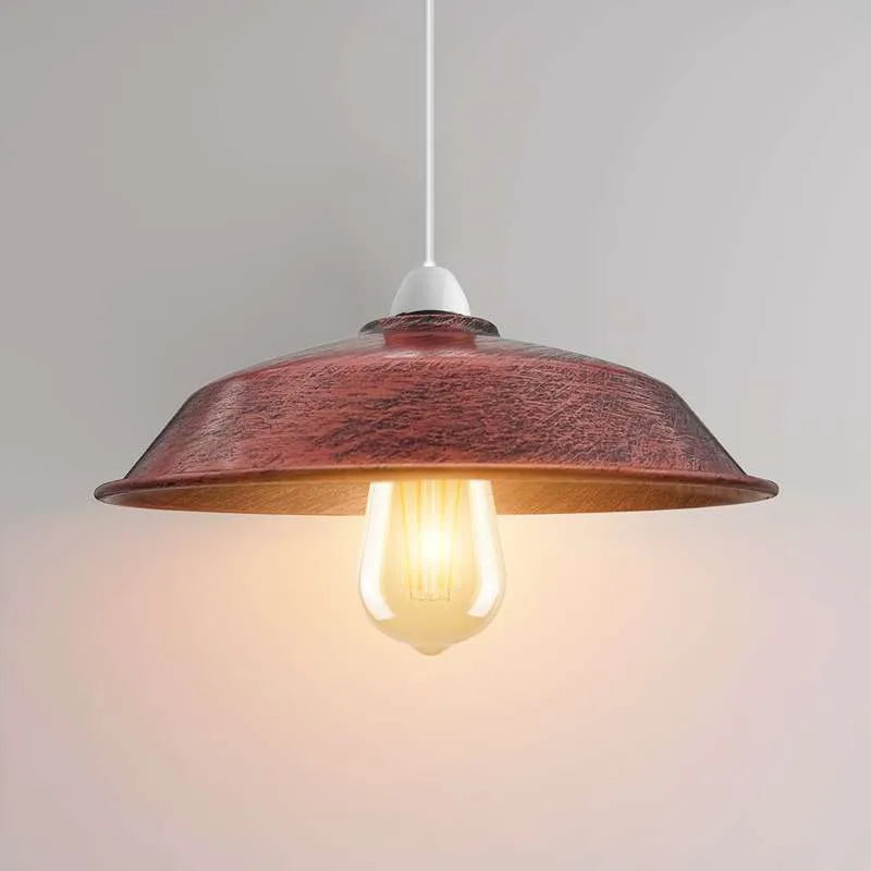 Modern Contemporary 260mm Bowl Ceiling Metal  Lampshade- application Image