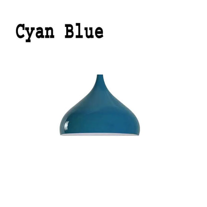Industrial Cyan Blue Kitchen Ceiling Lights Pendant Light Shade