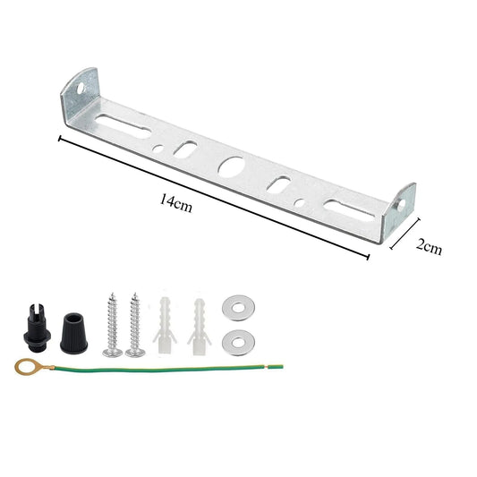 140mm Side Fitting Ceiling Rose Strap Bracket for Light Fixing ~3713 - Vintagelite