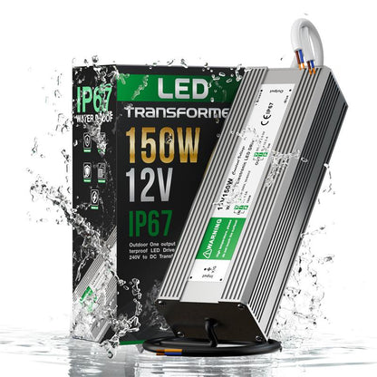 DC12V IP67 Waterproof LED Power Supply 10W-350W~4056