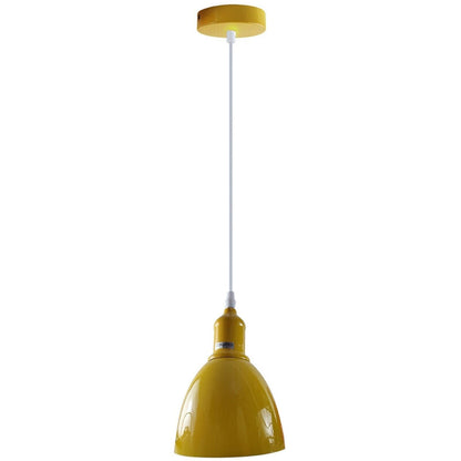 Retro Industrial Ceiling Pendant Light with E27 Base Ceiling Lighting Shade for Bedroom kitchen island Hallway Office Coffee Shop