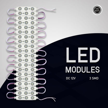 50/100 Pcs 12V 1.5W LED Module Light  IP65 Waterproof 50 PACK ~4144