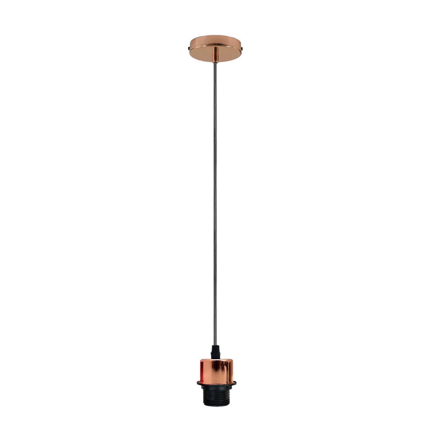 Rose Gold E27 Pendant Light Lampshade Addable Lamp Holder~3063