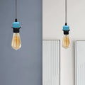 Blue Fitting E27 Lampshade Addable Pendant Light Holder -application image