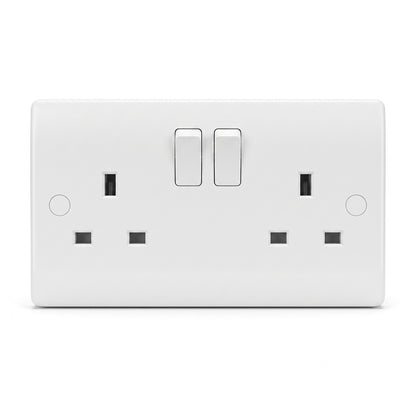 13A Switched Socket White, 1 Gang, 2 Gang & USB~4034