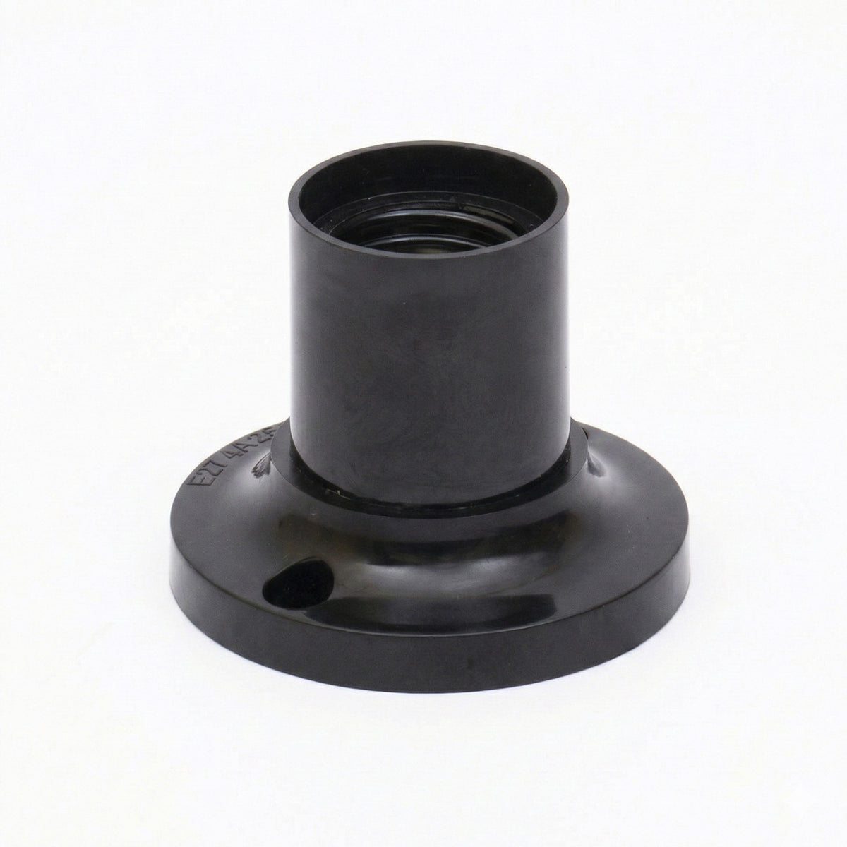 E27 Surface Mount Lamp Holder Black or White Plastic~4074
