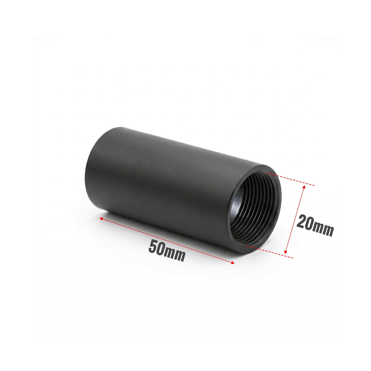 Black Metal Female Threaded Pipe Fitting 50mm and 100mm~4050