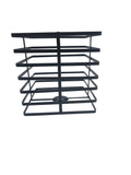 Industrial Wire Cage Lamp Shade Matte Black 15cm x 16cm Metal Open Cube Vintage ~4038