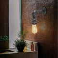 Vintage Steampunk Water pipe Indoor Wall Sconce Wall Light~3795
