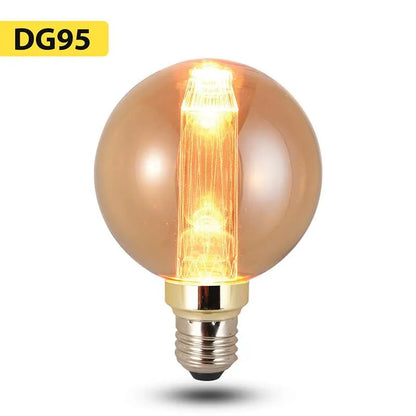 G95 Non Dimmable Edison Bulb Antique Globe Vintage Lamp~3155