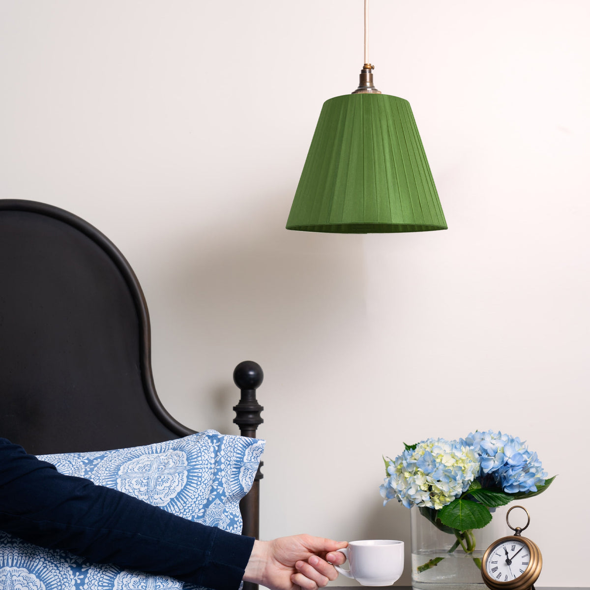 Modern Fabric Coolie Shape Ceiling  Lampshade ~ 3724 - Vintagelite