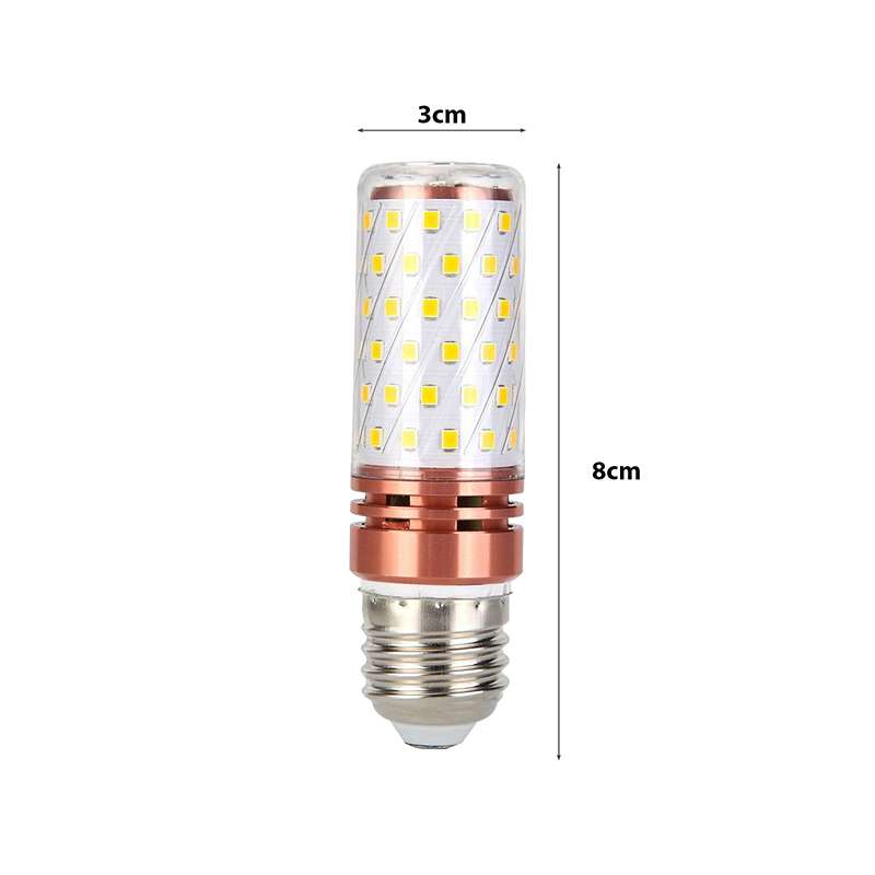 Try colour Flicker Corn Light E27 Base LED Chip For Home Indoor Style ~ 3112