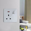 13Amp Single Switched wall plug socket with ON/OFF Switch LED Indicator UK Stock~3937 - Vintagelite