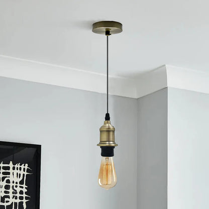 Vintage Industrial Pendant Light E27 Ceiling Light Fitting~1691 - Vintagelite