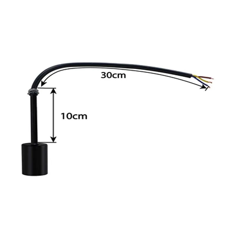  black holder with arm with 30cm