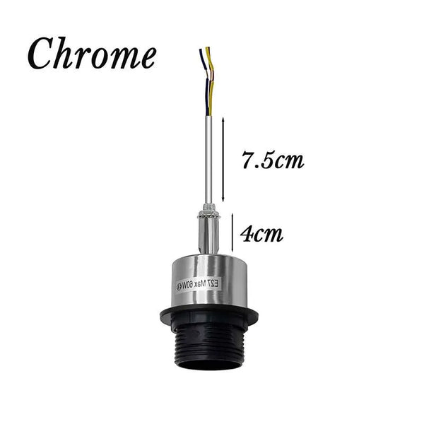 Black Metal Lamp Holder - 75mm Turning Socket~3297