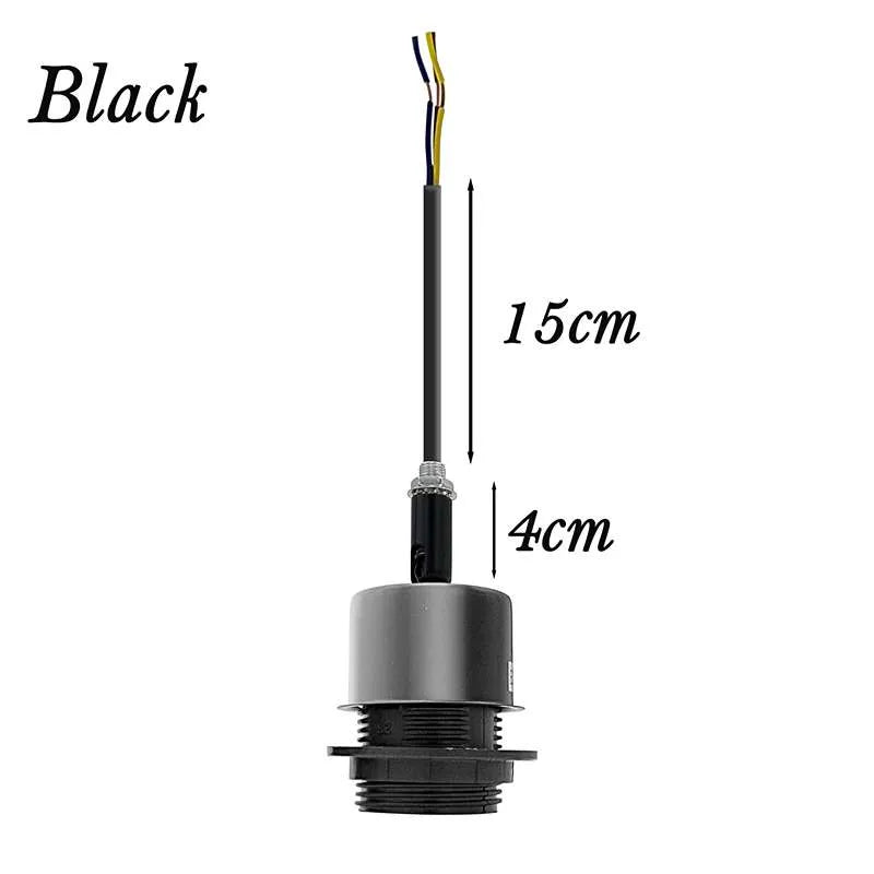 Black Metal Lamp Holder - 75mm Turning Socket~3297