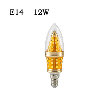 12W LED Candle Bulb Filament Bend TIp Cool White Warm White E14 Base Candelabra Bulb 5