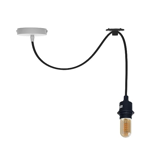 black spider pendant light