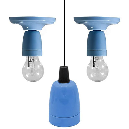  Retro Edison Porcelain Lamp Light Fitting