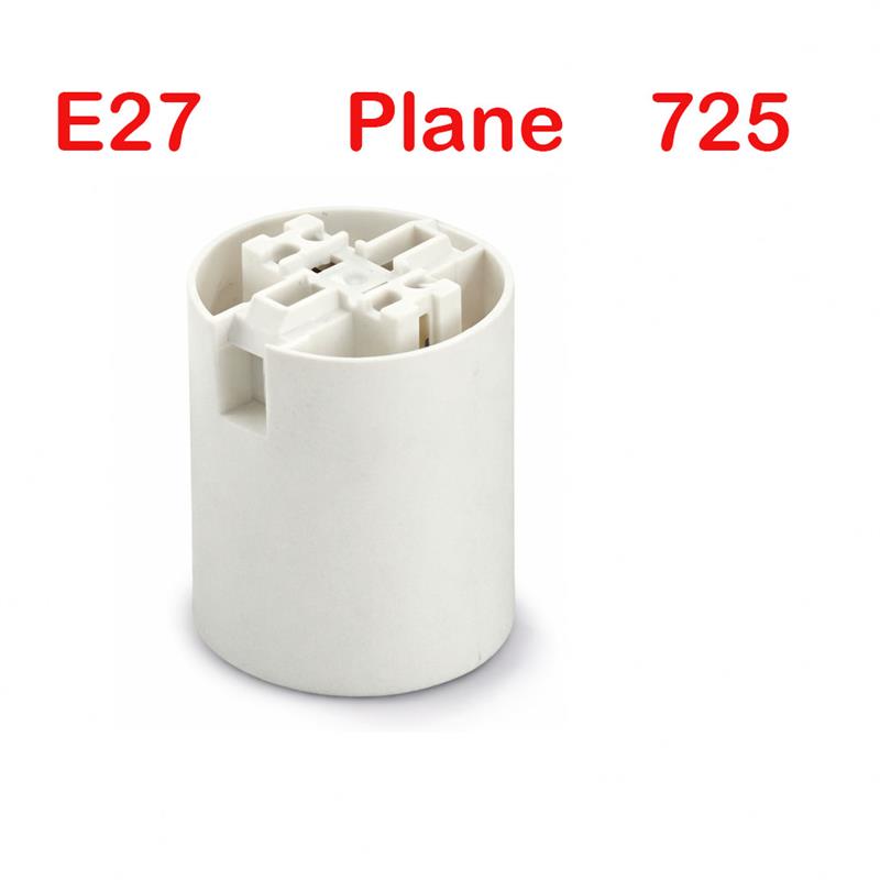E14 SES Thermoplastic Lamp Holder – Black or White ~4069