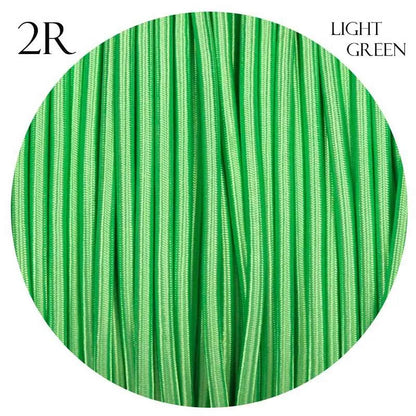 Fabric 2 Core Round Italian Braided Cable 0.75mm