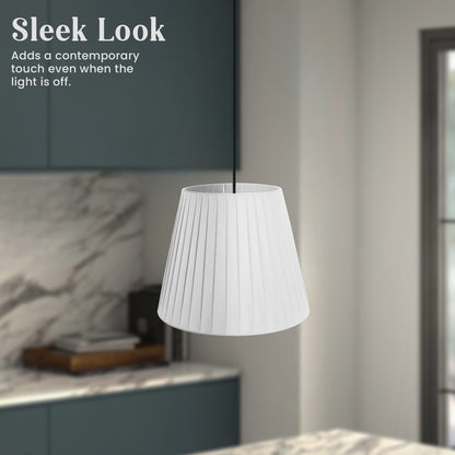 Modern Fabric Coolie Shape Ceiling  Lampshade ~ 3724 - Vintagelite