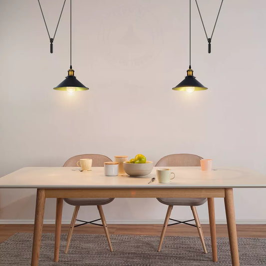 Vintage Metal E27 Ceiling Pendant Light Adjustable Cord Shade~3803 - Vintagelite