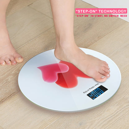 Digital Bathroom Scales for Body Weight Picture Printing Scales~3614