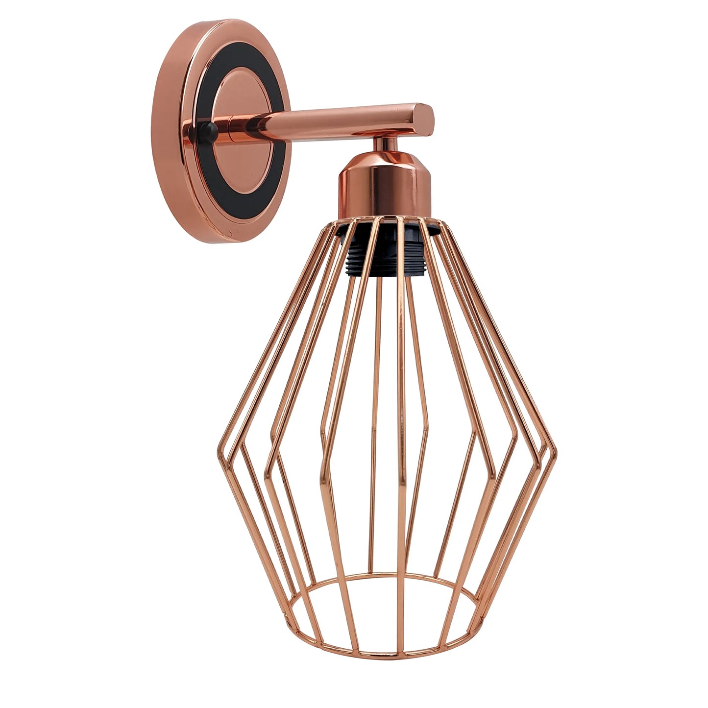 Bedroom Wall Lights Fitting Rose Gold Fixture ~ 3518