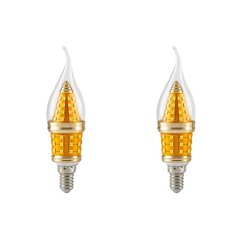 12W LED Candle Bulb Filament Bend TIp Cool White Warm White E14 Base Candelabra Bulb 1