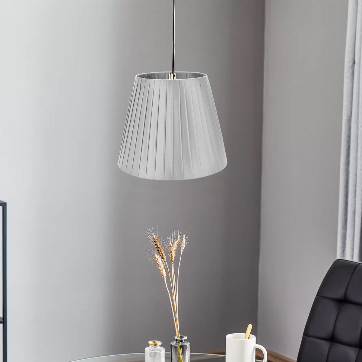 Modern Fabric Coolie Shape Ceiling  Lampshade ~ 3724 - Vintagelite