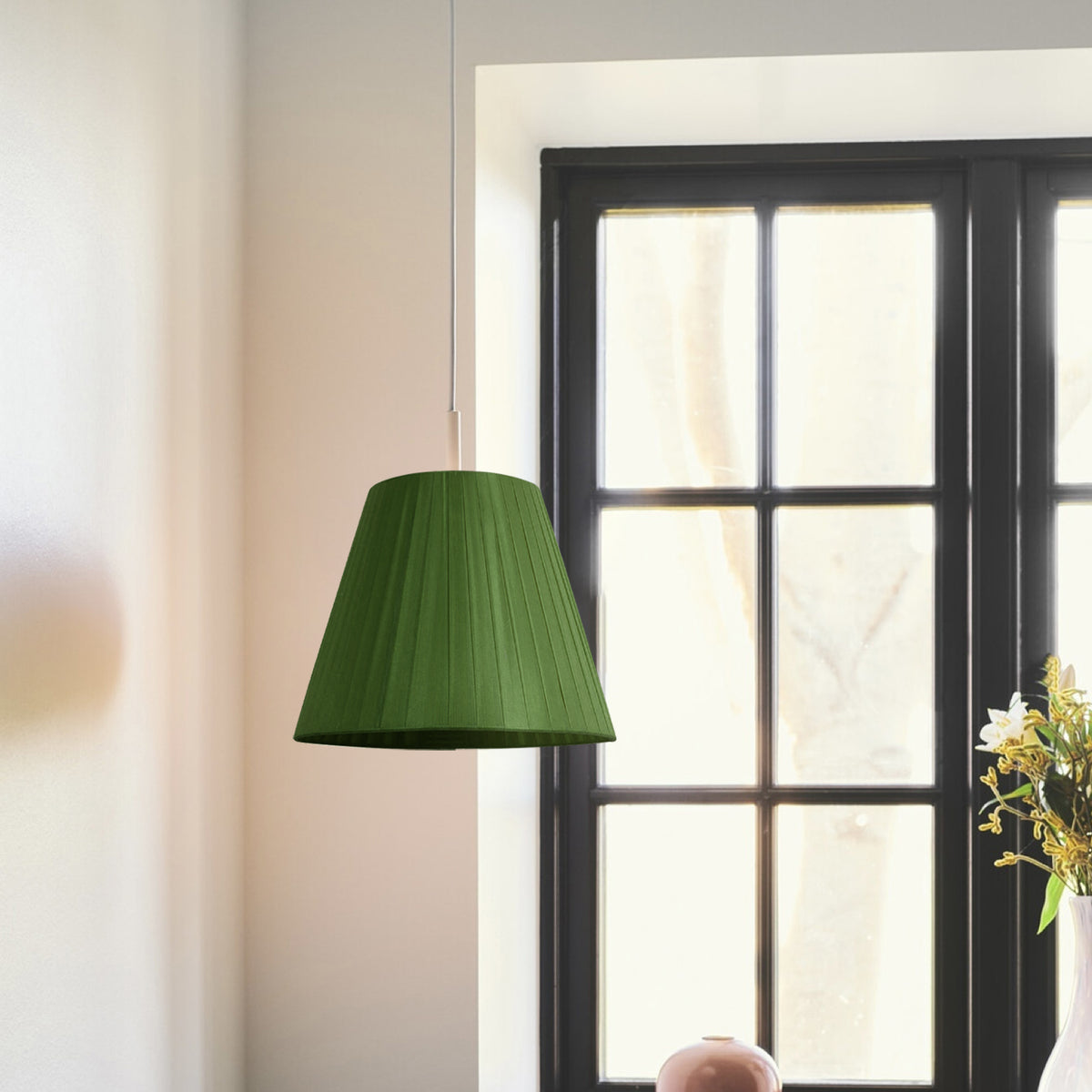 Modern Fabric Coolie Shape Ceiling  Lampshade ~ 3724 - Vintagelite