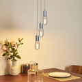 E27 Base Vintage Suspension Pendant Light Chrome Lamp Holder~2624
