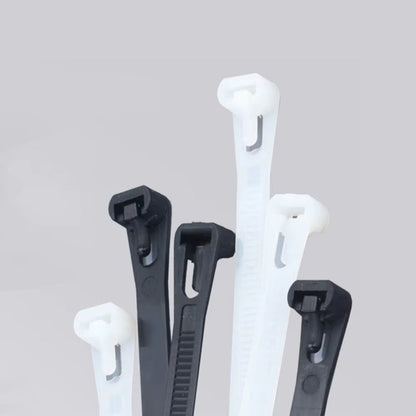 black heavy duty cable ties