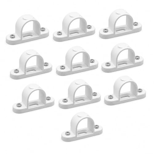 White PVC conduit spacer bar s
