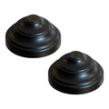 black steel ceiling rose vinta