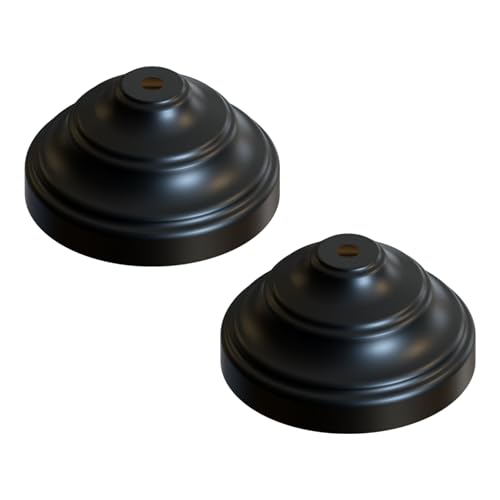 black steel ceiling rose vinta